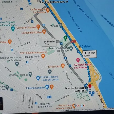 Nice Room-terrace- Private Toilete-closer Sport Pier-optical Fiber 1 Gb Pensionat Las Palmas de Gran Canaria